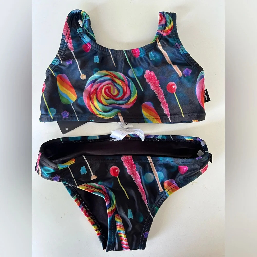 NWT Zara Terez kids candy tankini swim sz 2T